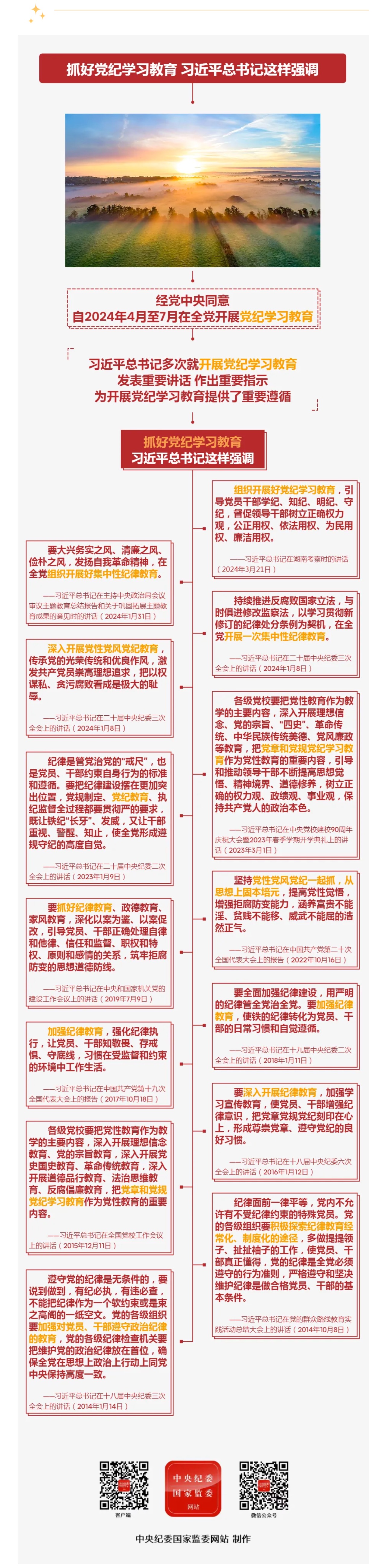 抓好党纪学习教育 习近平总书记这样强调